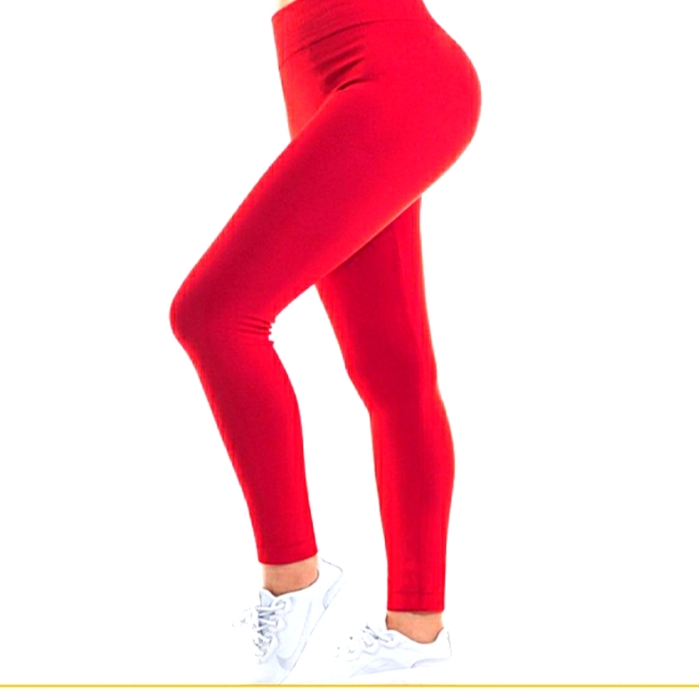 NWT Love Charm Fleece Lined Seamless Leggings